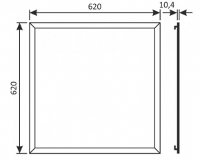 LED Panel S-620 AW-d-48W, W-MIX (inkl. DALI NT)